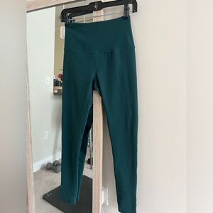 Zella blue/green 25’ high waist leggings - small